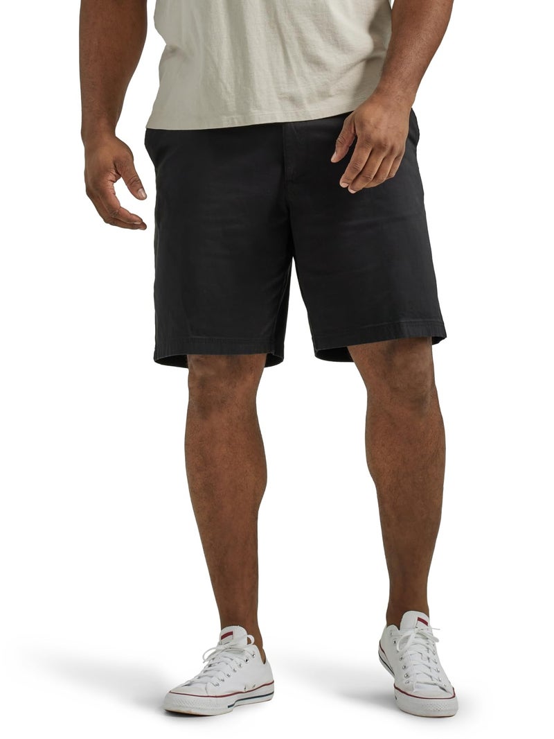 Lee Men's Extreme Motion Flat Front Short Black 42 - Image 1